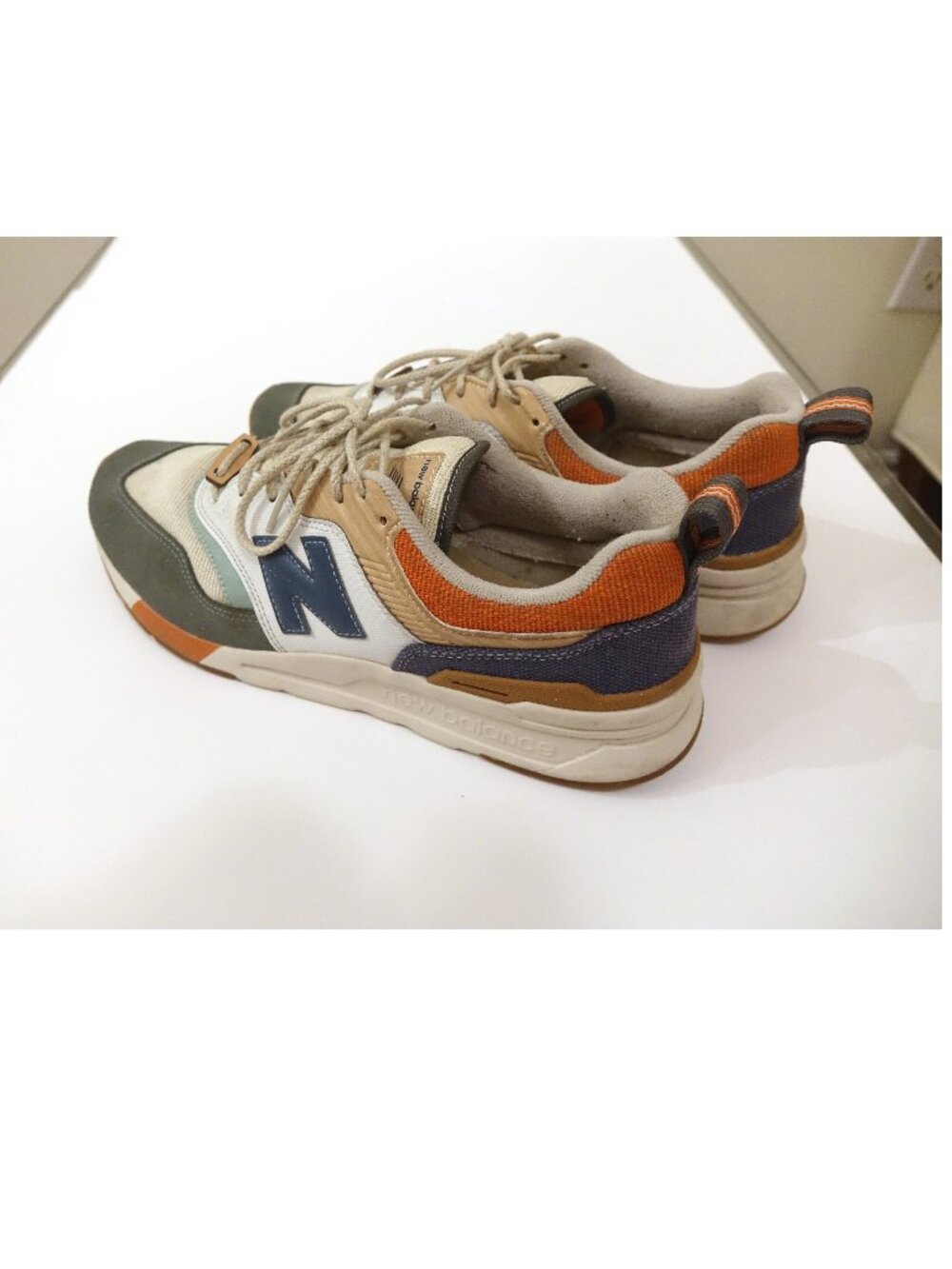 New Balance 997H Sneakers Mens Size 10 Grey/Orange